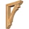 Ekena Millwork Merced Slat Rough Sawn Bracket w/ Offset Brace, Western Red Cedar, 6"W x 26"D x 34"H BKT0604X26X34MRC06RWR - alternate 1